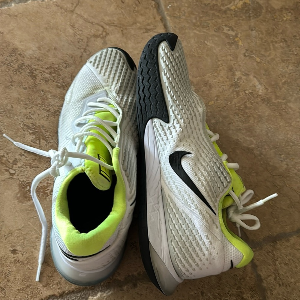 Nike Air Zoom Vapor Cage 4 sneakers White Volt Platinum CD0424-100 Men's